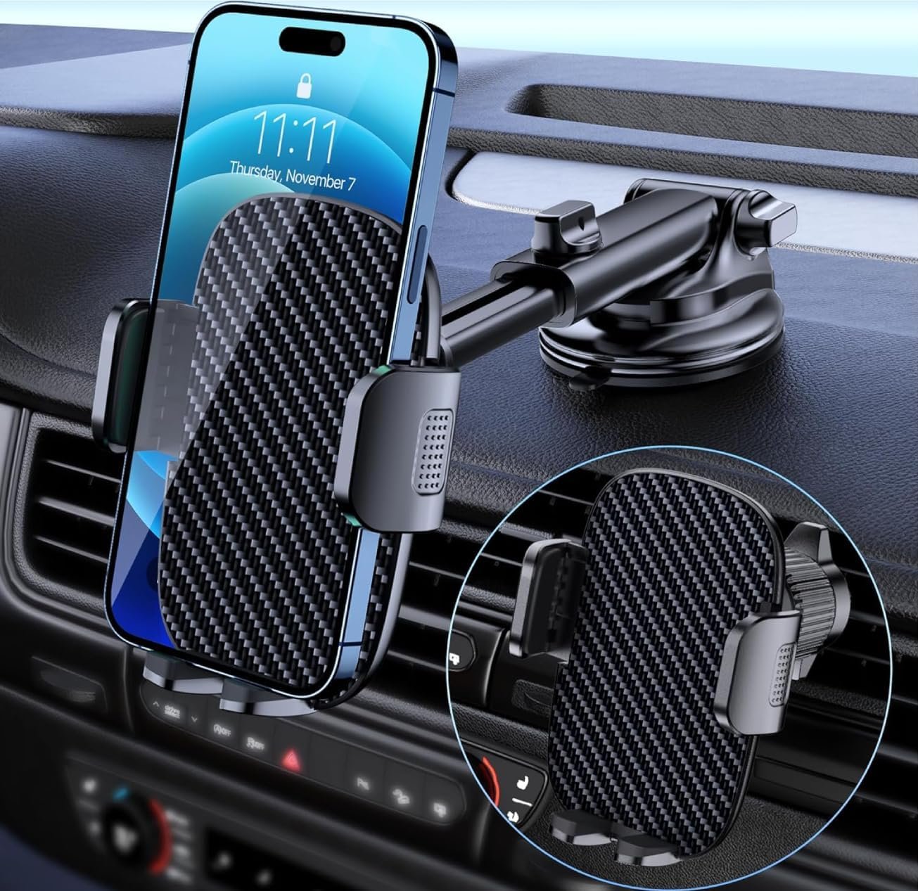 Qifutan Soporte de teléfono para automóvil