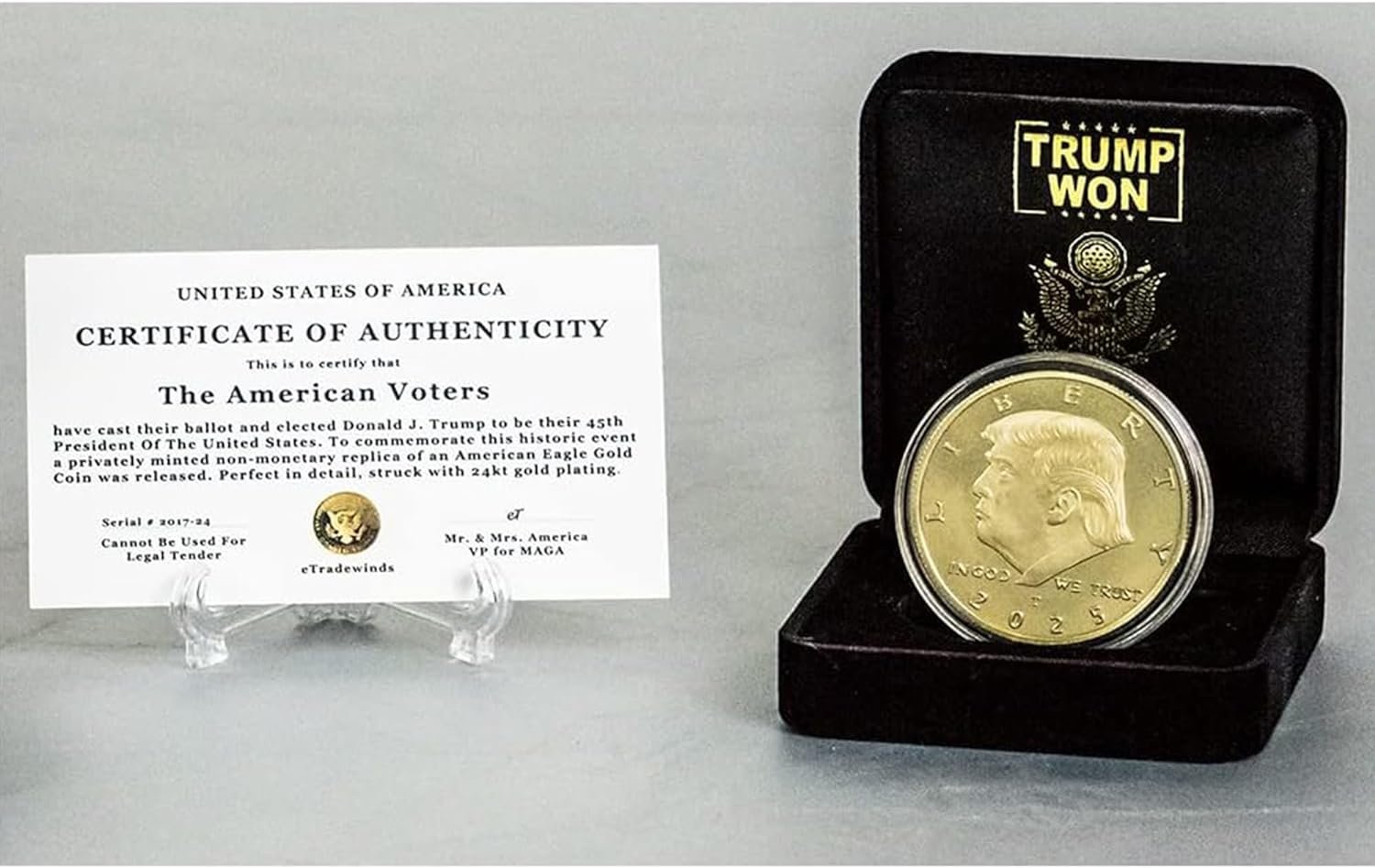 Donald Trump y la Moneda de Oro de 2025